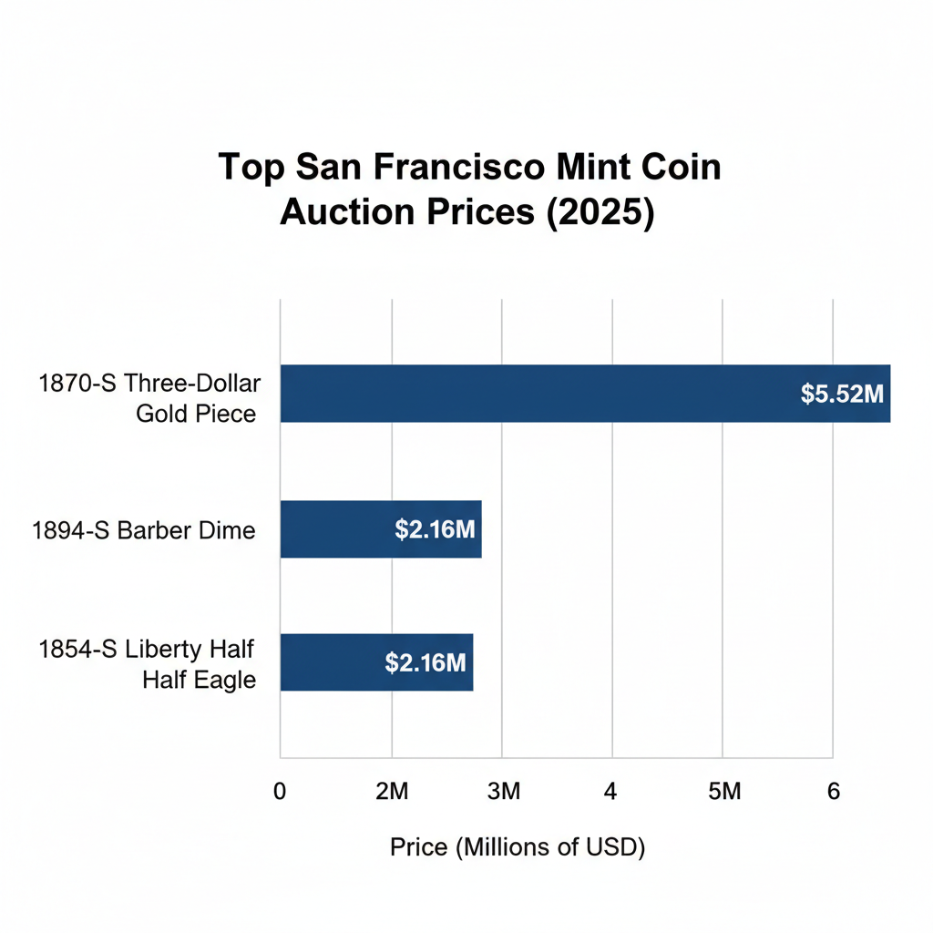 Top 5 Most Expensive San Francisco Mint Coins (2025)